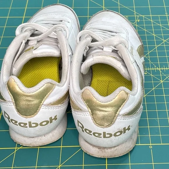 Reebok - White sneakers - Children's size 3.5 - Picture 5 of 7